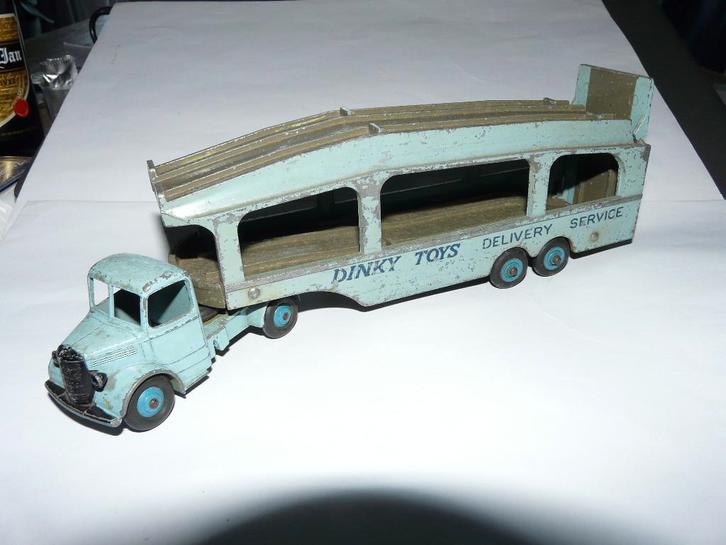 Dinky Toys - 582 - Pullmore Car Transporter 1953-1954, Hobby en Vrije tijd, Modelauto's | 1:43, Gebruikt, Auto, Dinky Toys, Ophalen