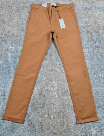 Cast Iron Slim chino W33 L32 NIEUW Slim STRETCH Bronno3332 beschikbaar voor biedingen