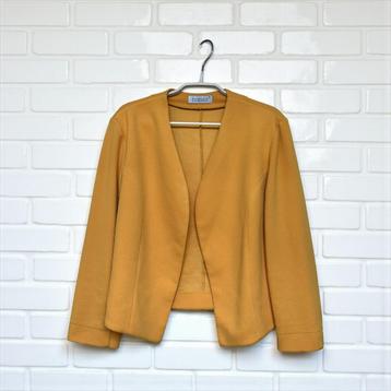 Vintage Blazer Maat 5 Geel Open Batida Sjiek beschikbaar voor biedingen
