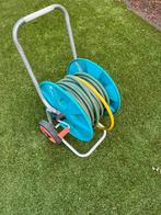 Gardena slanghaspel met slang, Tuin en Terras, Ophalen, Gebruikt, Tuinslanghaspel