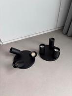 2x Plafondlamp met GU10 spots, Ophalen of Verzenden, Gebruikt, Metaal