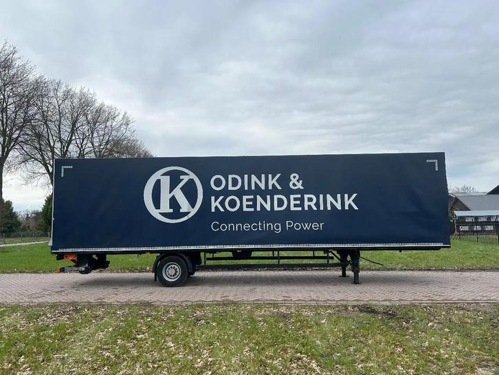 DRAF BE OPLEGGER 7 TON HUIFZEILEN MET LAADKLEP 750 KG, Auto's, Vrachtwagens, Bedrijf, Te koop, Aanhangers en Opleggers, Overige brandstoffen