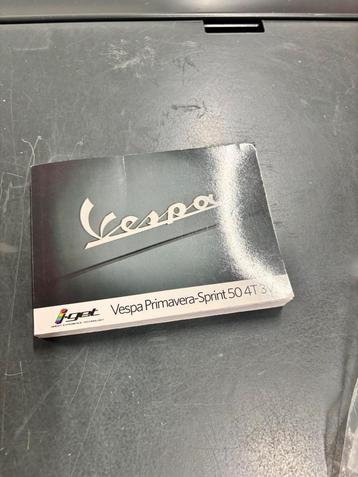 Piaggio Vespa Sprint / Primavera handleiding / boekje beschikbaar voor biedingen