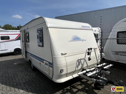 Adria Unica 432 PX 2002 Voortent/Fietsendr., Caravans en Kamperen, Caravans, Bedrijf, tot en met 4, 750 - 1000 kg, Treinzit, Adria