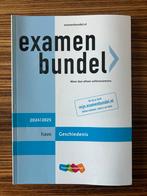 Examenbundel Geschiedenis HAVO 2024/2025, Boeken, Schoolboeken, Verzenden, Zo goed als nieuw, HAVO, Geschiedenis
