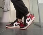 Nike Air Jordan 1 Low (Bred toe) dames, Zwart, Nike, Ophalen of Verzenden, Sneakers of Gympen