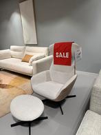 Montel Yani fauteuil incl voetenbank, Huis en Inrichting, Ophalen, Zo goed als nieuw, Stof