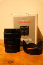 Samyang 35mm f1.8 FE mount, Ophalen of Verzenden, Zo goed als nieuw, Standaardlens