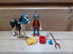 Playmobil ruiter met paard., Ophalen of Verzenden, Zo goed als nieuw
