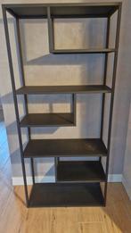 Stalen vakkenkast, Huis en Inrichting, Kasten | Boekenkasten, Ophalen, Met plank(en), Gebruikt, 50 tot 100 cm