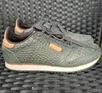 WODEN, Ydun sneakers , groen leren croc, mt 39, Schoenen met lage hakken, Ophalen of Verzenden, Zo goed als nieuw, Woden