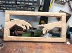 Houten Wanddecoratie - Creatie van Adam, Antiek en Kunst, Ophalen of Verzenden