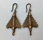Vintage oorbellen Baoule brons Afrikaanse oorbellen ashanti, Sieraden, Tassen en Uiterlijk, Antieke sieraden, Verzenden, Overige materialen