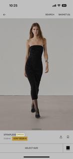 Massimo Dutti Velours Jurk, Ophalen, Massimo Dutti, Zwart, Nieuw