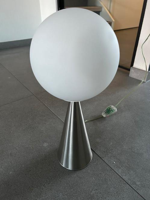 Fontana arte Bilia design glazen dimbare lamp, Huis en Inrichting, Lampen | Tafellampen, Zo goed als nieuw, Minder dan 50 cm, Glas