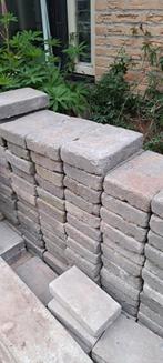 gratis tegels 20 x 30 antraciet, Tuin en Terras, Tegels en Klinkers, Ophalen, Gebruikt, 10 m² of meer, Beton