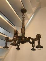 Antieke Oude Hanglamp Kroonluchter Lamp Luchter Kroon Hang, Huis en Inrichting, Lampen | Kroonluchters, Jugendstil, Gebruikt, Ophalen of Verzenden