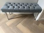 Bank fluweel, Huis en Inrichting, Banken | Sofa's en Chaises Longues, Hout, Eenpersoons, Minder dan 75 cm, Ophalen of Verzenden