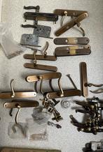 Messing Deurbeslag Binnendeuren - Alles in 1 koop!, Ophalen, Gebruikt, Koper of Messing, Klink of Kruk