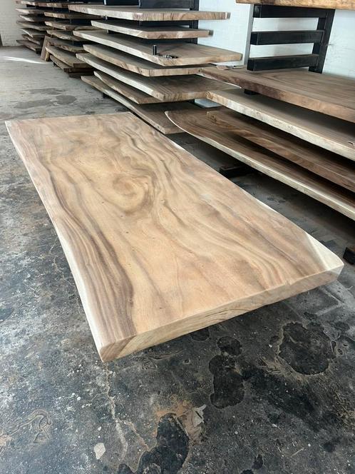 Boomstamtafel 240 x 100 x 8cm (17), Huis en Inrichting, Tafels | Eettafels, Nieuw, 100 tot 150 cm, 200 cm of meer, Vijf personen of meer