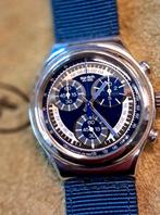 Mooie Swatch Irony Chronograaf met nieuwe band, Ophalen of Verzenden, Zo goed als nieuw