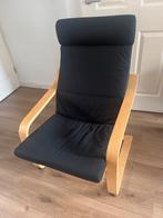 Ikea Relaxstoel met zwarte bekleding, Huis en Inrichting, Fauteuils, Ophalen, Minder dan 50 cm, Gebruikt, Minder dan 75 cm