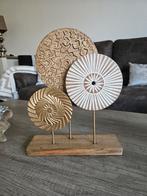 hout ornament beeld raamdecoratie uit india op voet, Huis en Inrichting, Woonaccessoires | Kransen, Ophalen, Zo goed als nieuw