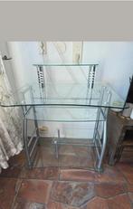 Glazen Bureau Tafel, Ophalen, Gebruikt, Bureau