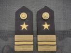 Epauletten US Navy WO2 schouderstukken rangen ROT, Ophalen of Verzenden, Landmacht, Amerika