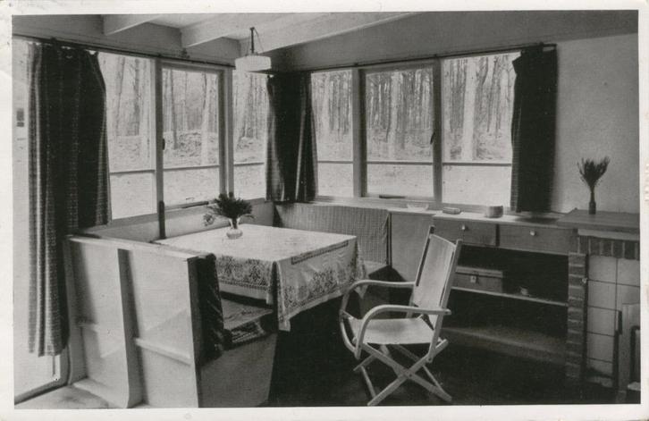 Leersum  Vakantiecentrum Ginkelduin  1957, Verzamelen, Ansichtkaarten | Nederland, Gelopen, Utrecht, 1940 tot 1960, Verzenden
