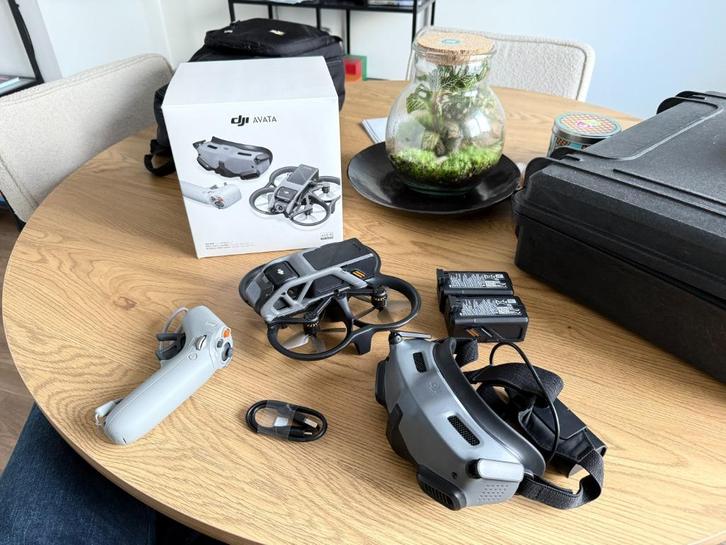 dji avata fly more pro view bundel pro combo fpv controller3, Audio, Tv en Foto, Drones, Zo goed als nieuw, Drone met camera, Ophalen of Verzenden