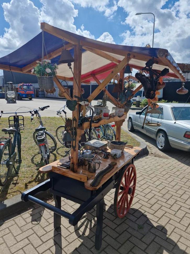 Decoratieve haringKar met Overkapping - Uniek!, Antiek en Kunst, Curiosa en Brocante, Ophalen