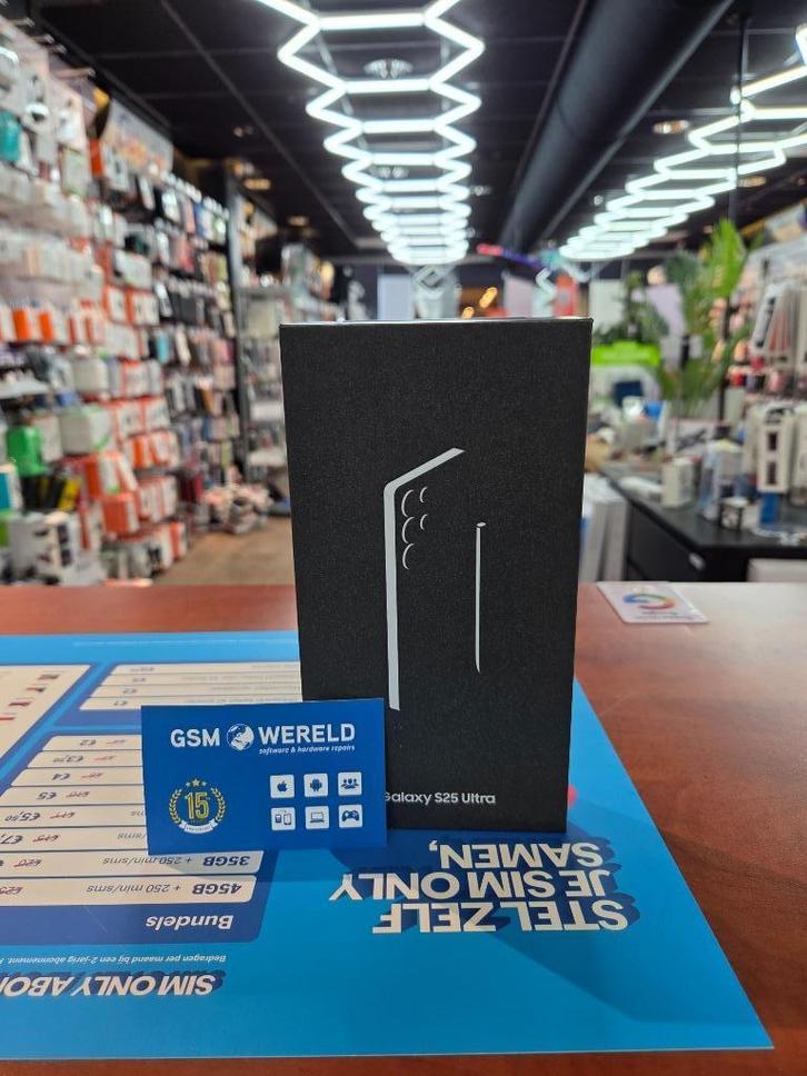 Nieuw! Samsung S25 Ultra 256G Zwart!, Telecommunicatie, Mobiele telefoons | Samsung, Nieuw, Overige modellen, 256 GB, Zonder abonnement