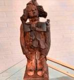 Beeld kunstenaar An Rijpers Cultuur terracotta clown beeld., Verzamelen, Beelden en Beeldjes, Ophalen of Verzenden