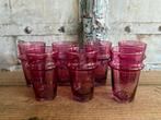 Originele Marokkaanse  Beldi theeglazen - roze parelmoer, Ophalen of Verzenden, Zo goed als nieuw, Borrel- of Shotglas