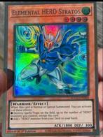 Yu-Gi-Oh! Elemental HERO Stratos MAGO 1st Edition !, Hobby en Vrije tijd, Verzamelkaartspellen | Yu-gi-Oh!, Verzenden, Zo goed als nieuw