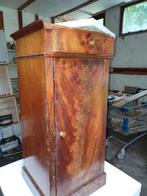 Vintage Nachtkastje met marmer blad 77x31x31, Antiek en Kunst, Ophalen of Verzenden
