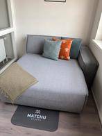 Chaise longue grijs, Gebruikt, Tweepersoons, Ophalen of Verzenden, Minder dan 150 cm
