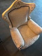 Barok prinsessen stoel kids wit, Ophalen, Gebruikt, Stof