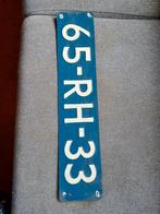 Oude Kentekenplaat 65-RH-33, Ophalen of Verzenden, Gebruikt