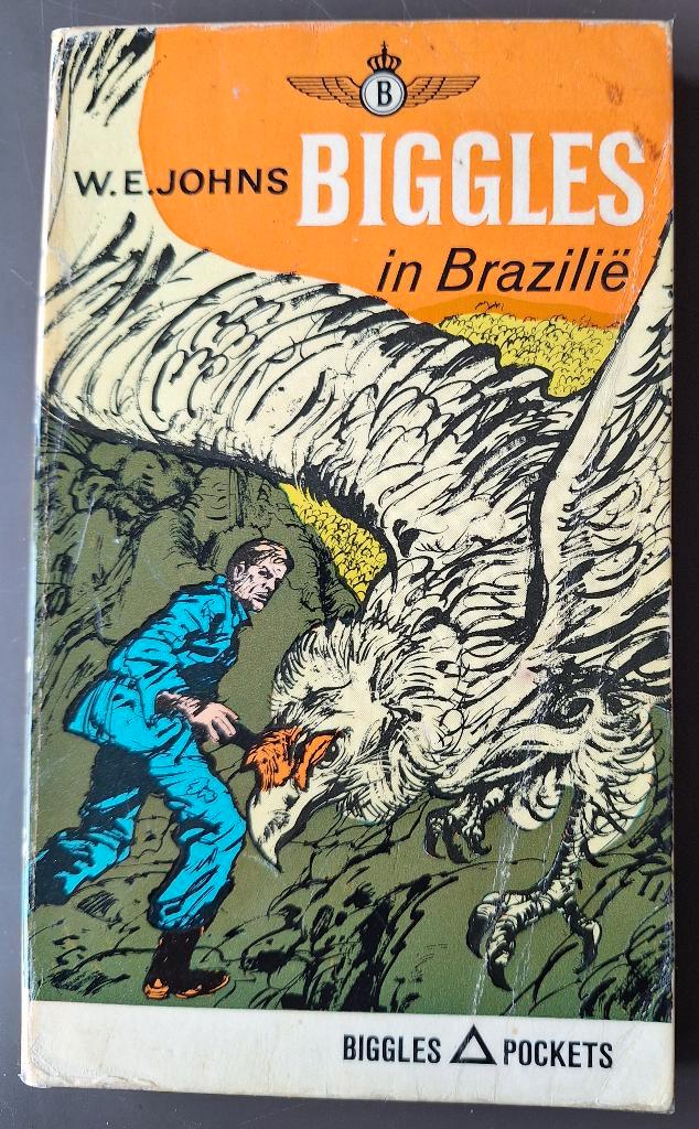 Biggles in Brazilie - no 77 - W.E. Johns, Boeken, Avontuur en Actie, Gelezen, Ophalen of Verzenden