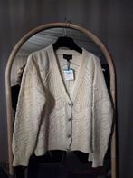 Gebreid Vest - Maat L - Beige, Deven, Beige, Maat 42/44 (L), Nieuw