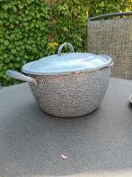 Grote blauw/grijs gewolkte pan 32 cm, Ophalen of Verzenden