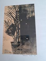 Ets Abstracte Kunst Kunstenaar Ru van Rossum, Ophalen of Verzenden