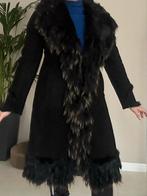 Bontjas Boho Stijl - Maat M, Ophalen of Verzenden, Zo goed als nieuw, Maat 38/40 (M), Zwart