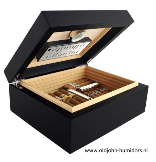 HUMIDOR ADORINI TORINO MEDIUM DELUXE - 75 SIGAREN       h135, Verzamelen, Rookartikelen, Aanstekers en Luciferdoosjes, Nieuw, Tabaksdoos of Verpakking