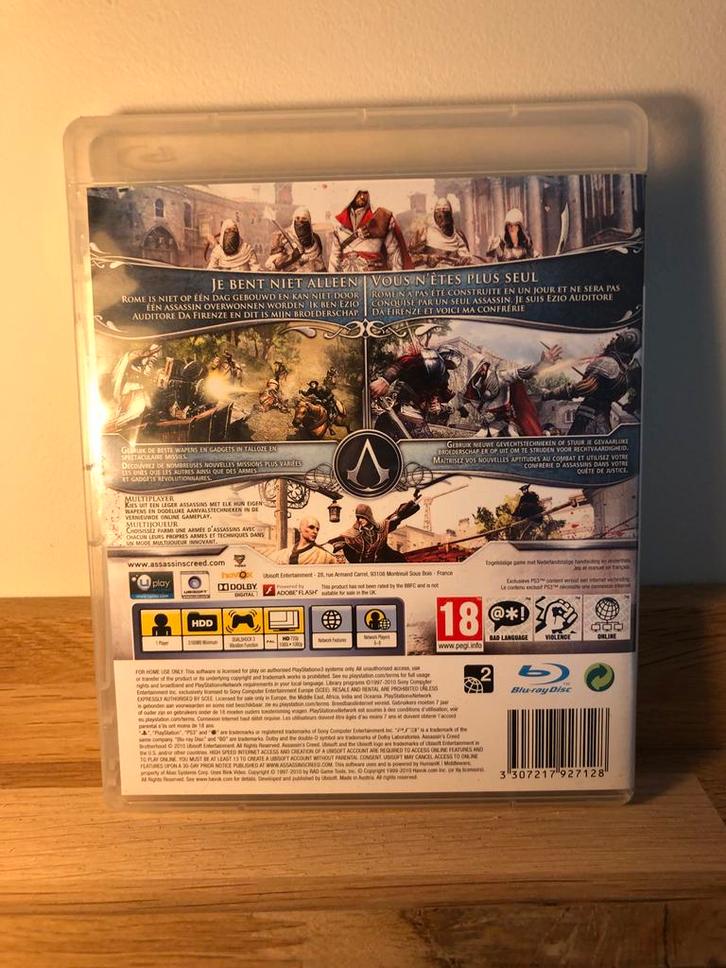 Assassin's Creed Brotherhood - PS3, Spelcomputers en Games, Games | Sony PlayStation 3, Gebruikt, Avontuur en Actie, 1 speler