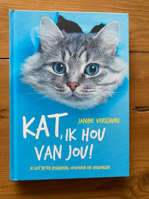 Kat, ik hou van jou - Janine Verschure, Boeken, Dieren en Huisdieren, Zo goed als nieuw, Katten, Ophalen of Verzenden