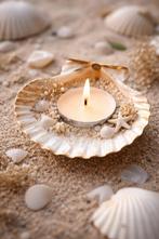 Coquille schelpen voor knutselen, kaarsjes en decoratie, Ophalen of Verzenden, Zo goed als nieuw, Knutselwerk