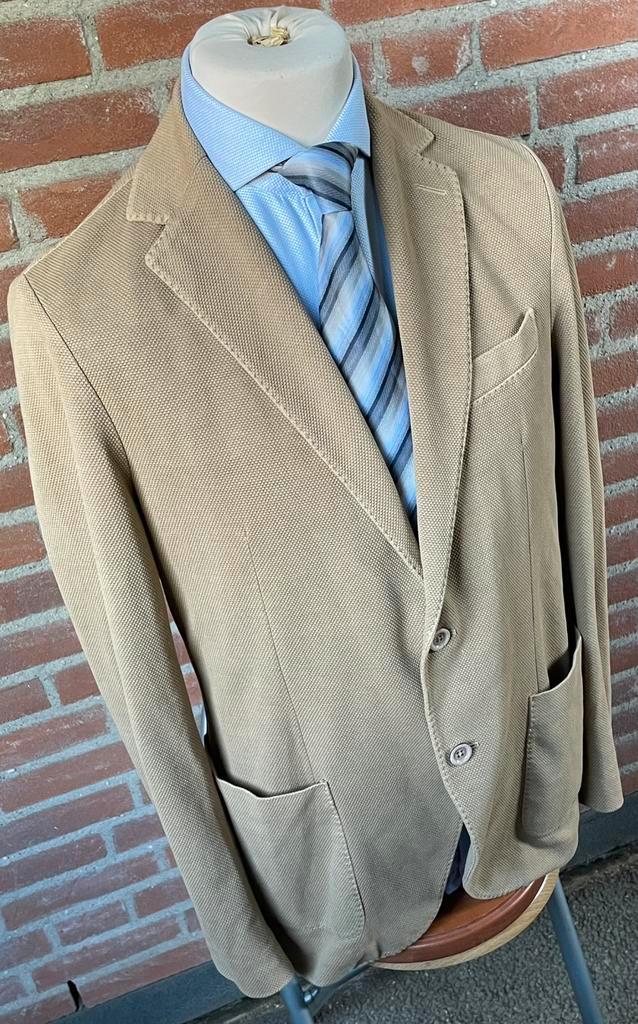Circolo 1901 Colbert Beige Katoen Maat 52 Nieuwstaat, Kleding | Heren, Kostuums en Colberts, Zo goed als nieuw, Maat 52/54 (L)